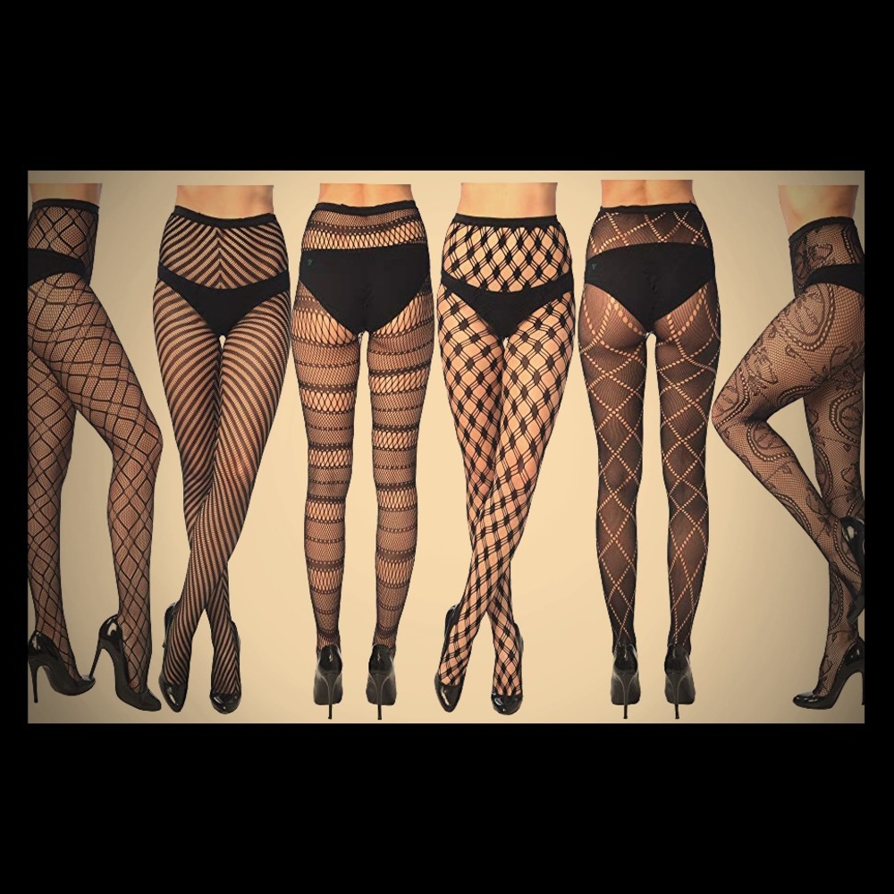2 for 10! Frenchic Seamless Fishnet pantyhose S/M